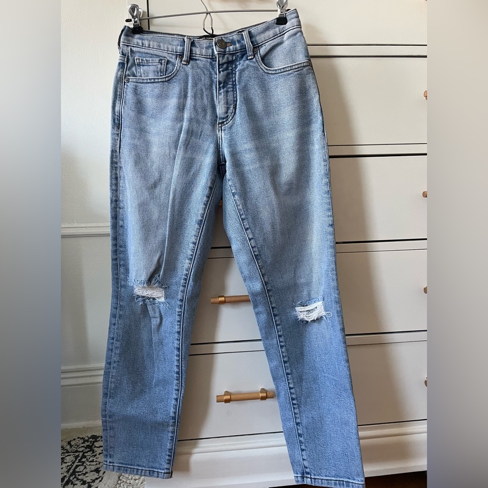BR High-Rise Straight denim